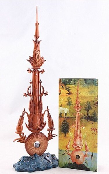 Sculptures Fountain from Garden of Earthly Delights by Bosch Reproduction